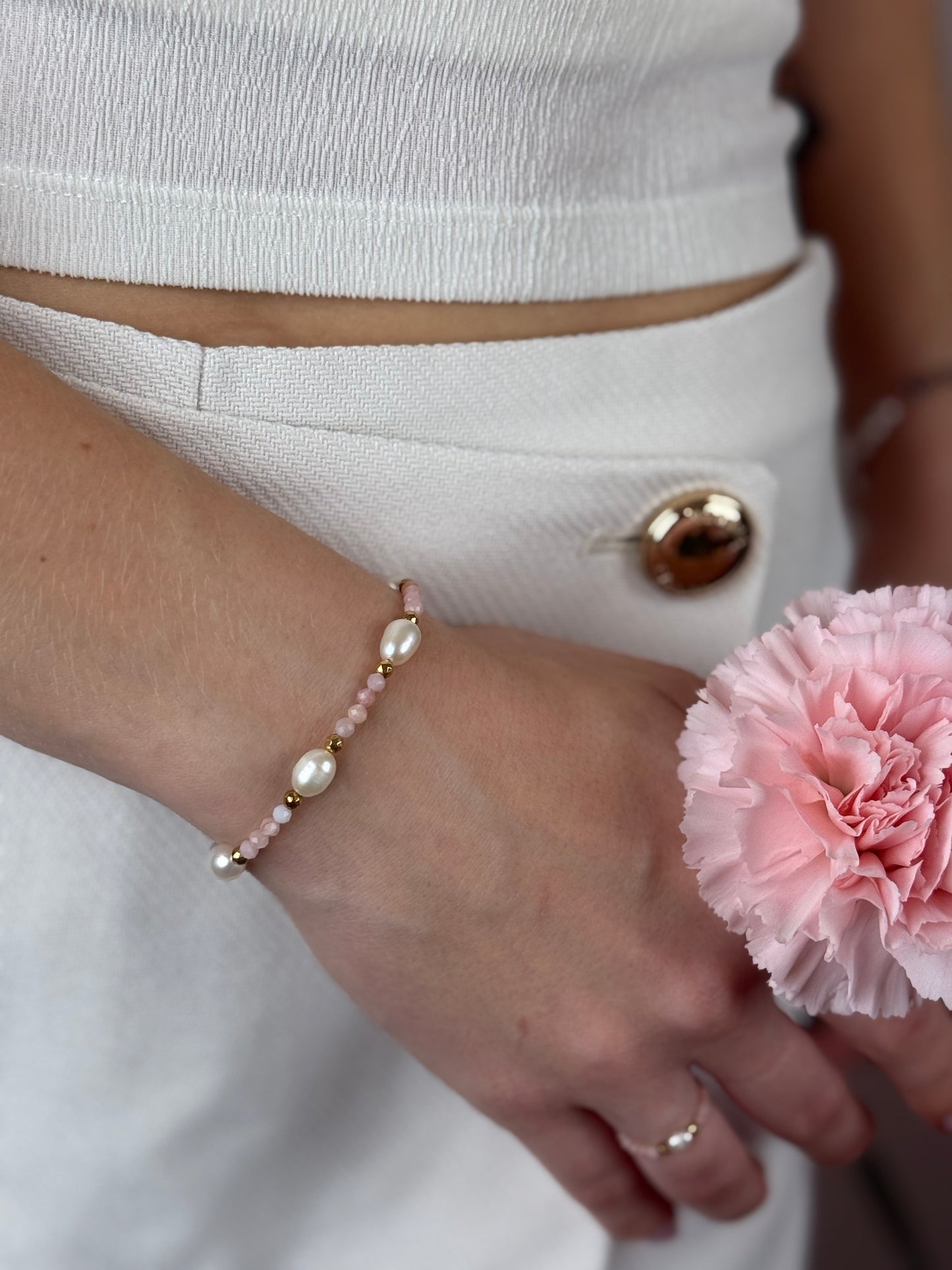 Bransoletka IRIS OPAL RÓŻOWY