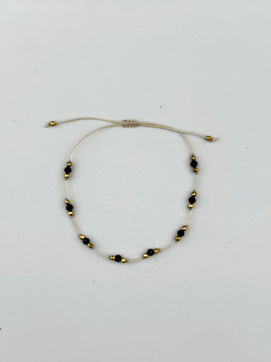 Bransoletka ELARA CZARNY TURMALIN