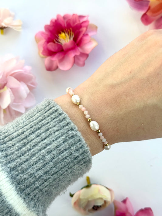 Bransoletka IRIS OPAL RÓŻOWY