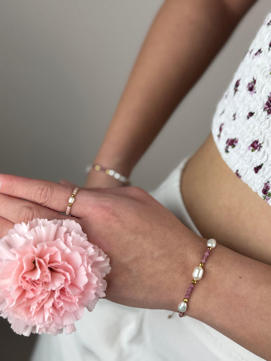 Bransoletka IRIS Różowy Turmalin