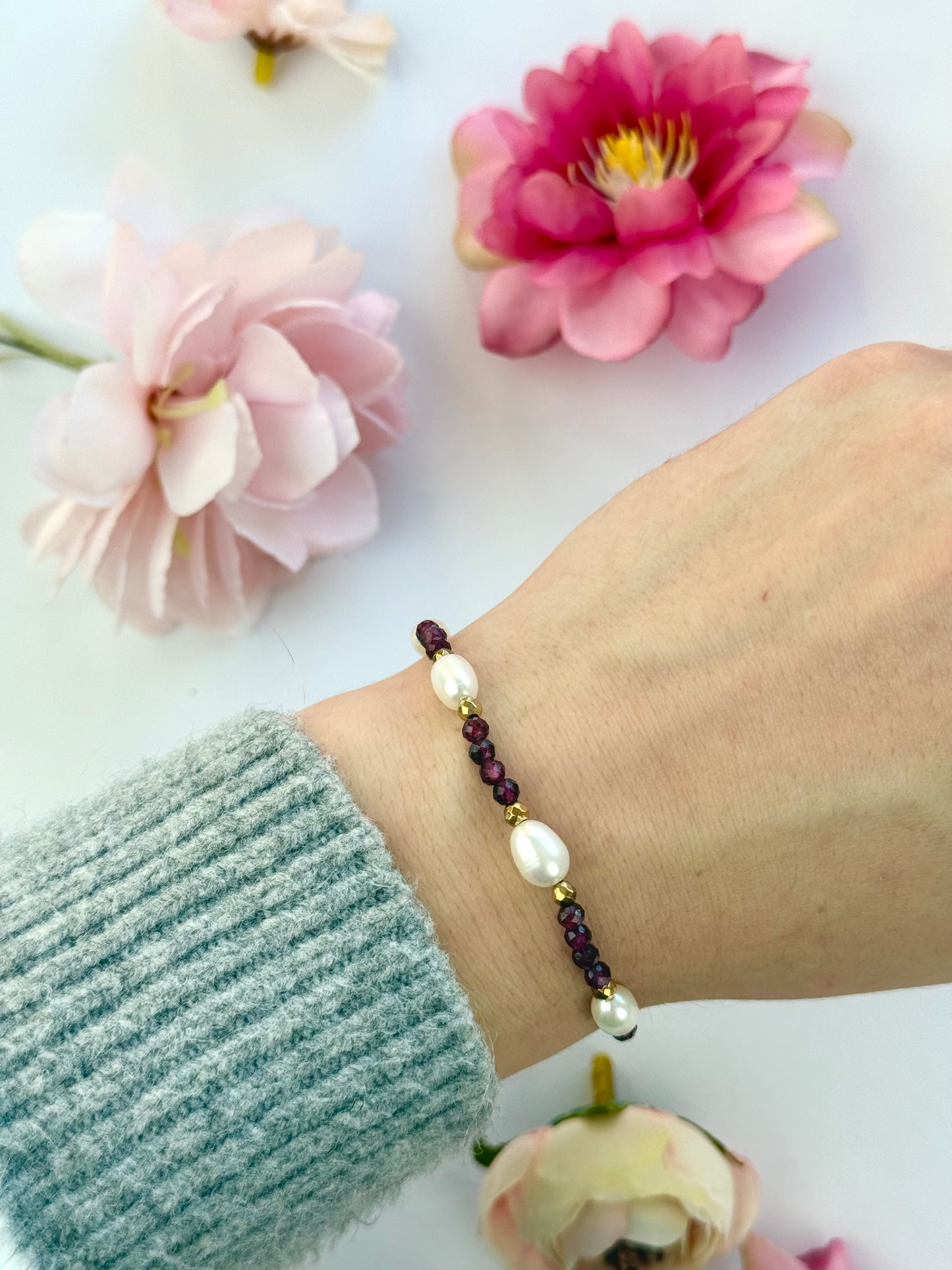 Bransoletka IRIS GRANAT