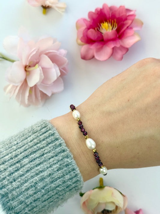 Bransoletka IRIS GRANAT