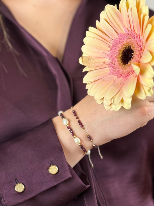 Bransoletka IRIS GRANAT