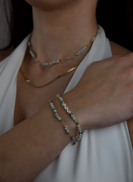 Bransoletka  LUNA AMAZONIT