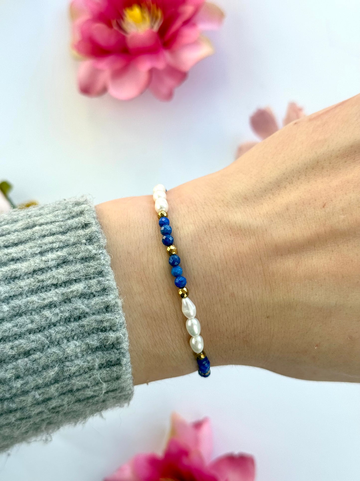 Bransoletka  LUNA LAPIS LAZULI