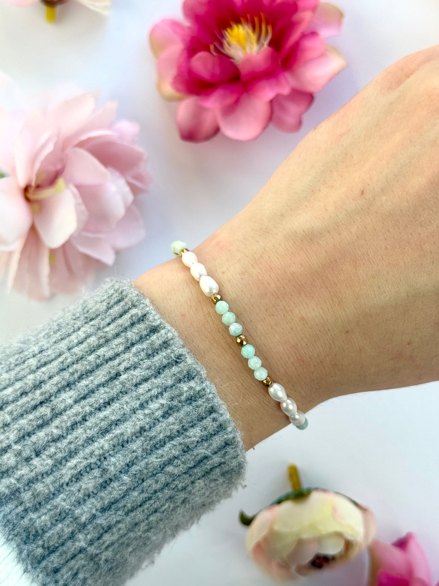 Bransoletka  LUNA AMAZONIT