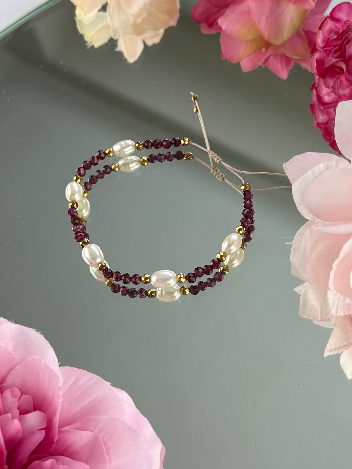 Bransoletka IRIS GRANAT