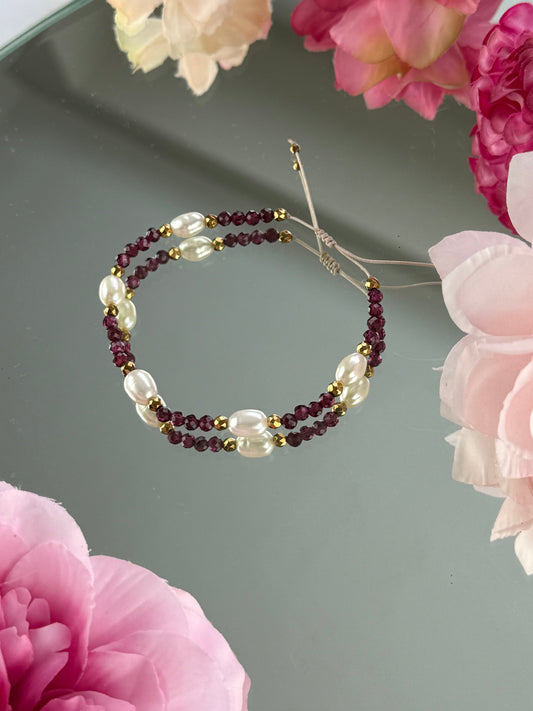 Bransoletka IRIS GRANAT