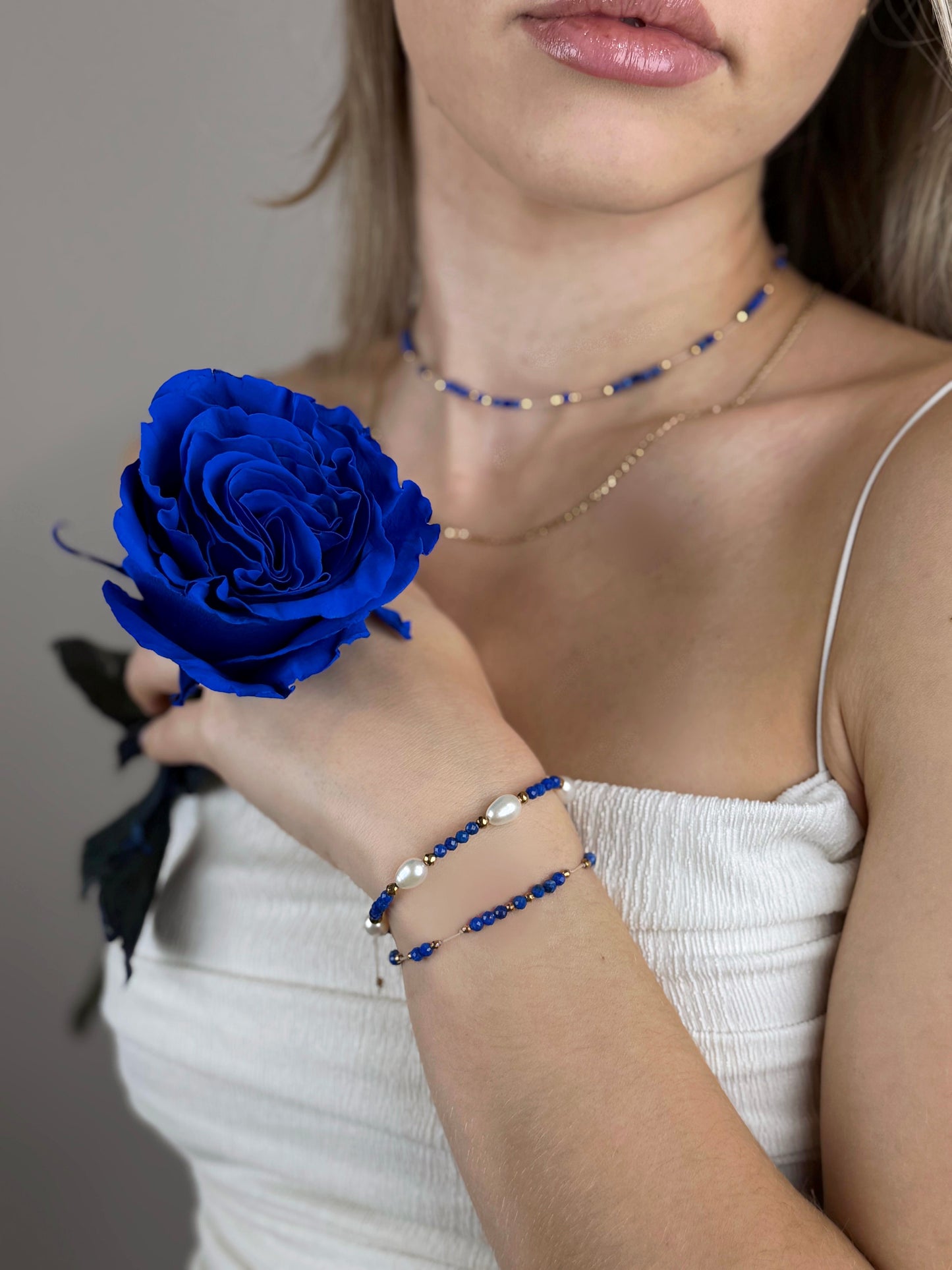 Naszyjnik SELENE LAPIS LAZULI